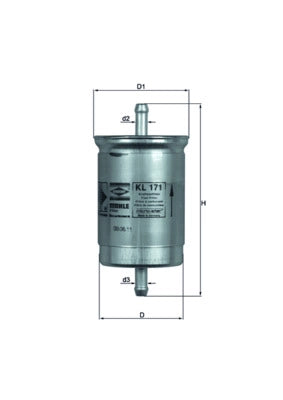 MAHLE KL 171 Filtru combustibil
