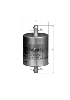 MAHLE KL 145 Filtru combustibil