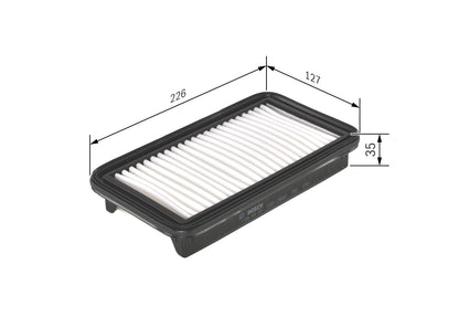 BOSCH F 026 400 201 Filtru aer