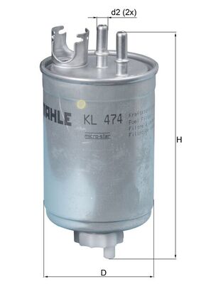 MAHLE KL 474 Filtru combustibil