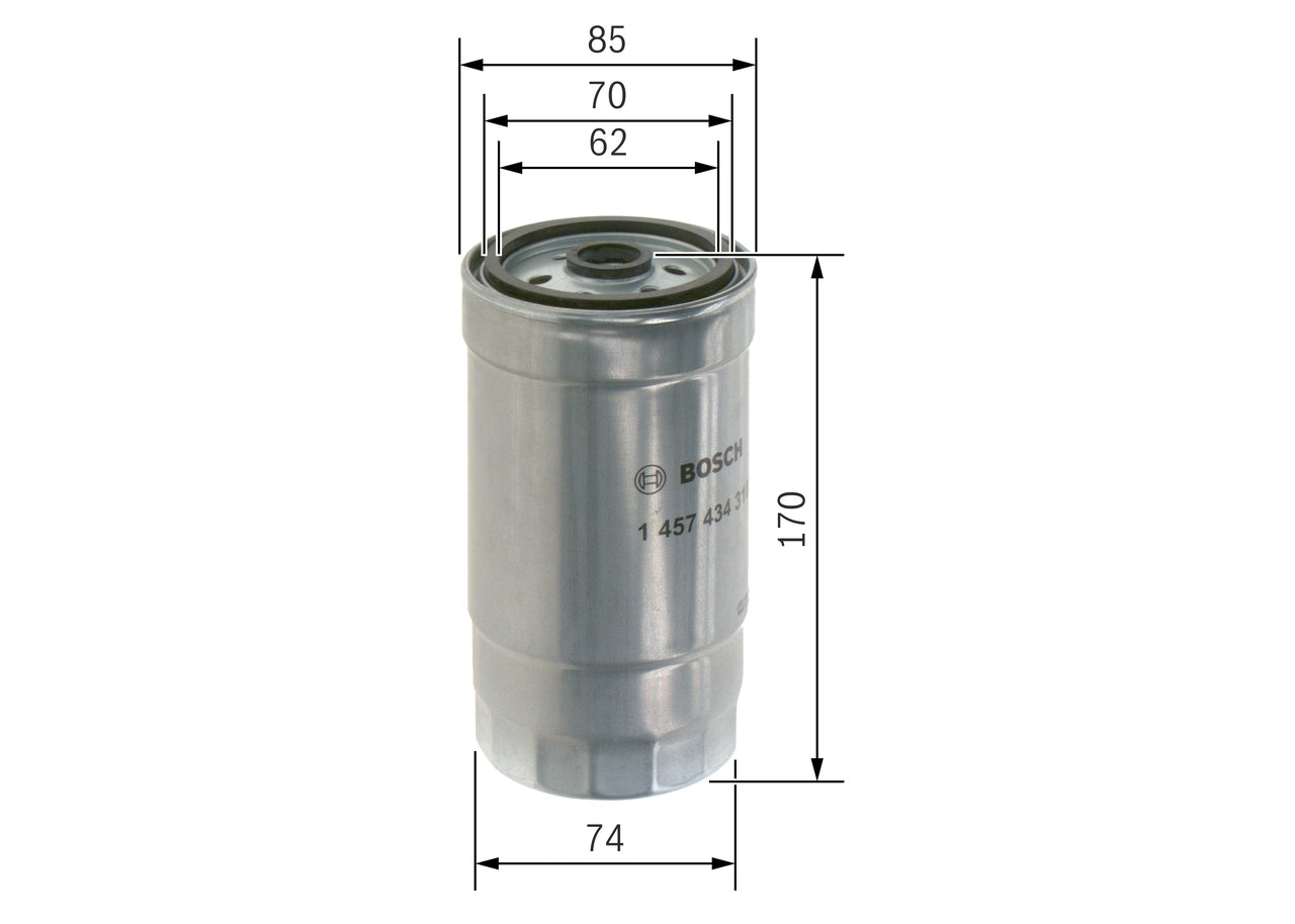 BOSCH 1 457 434 310 Filtru combustibil