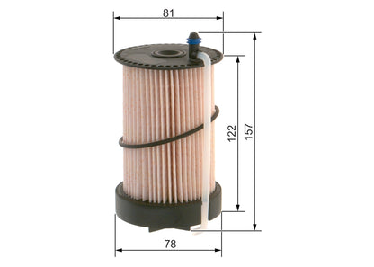 BOSCH F 026 402 217 Filtru combustibil
