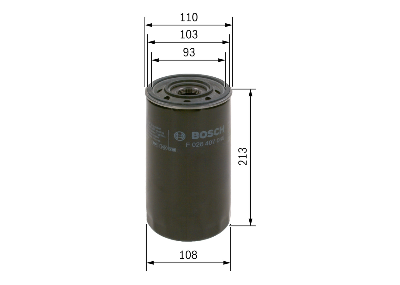 BOSCH F 026 407 049 Filtru ulei