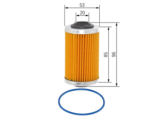 BOSCH F 026 407 109 Filtru ulei