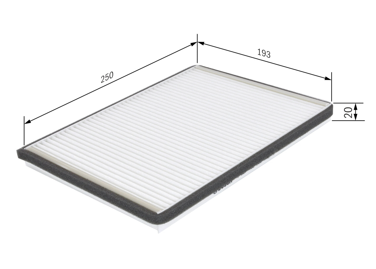 BOSCH 1 987 432 058 Filtru, aer habitaclu