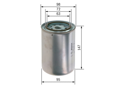 BOSCH F 026 402 151 Filtru combustibil