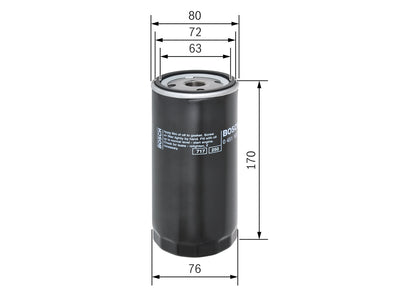 BOSCH 0 451 103 249 Filtru ulei