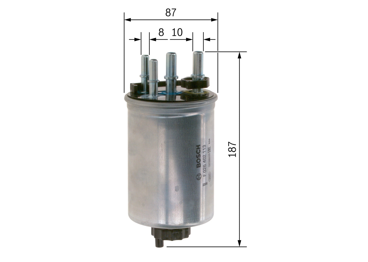 BOSCH F 026 402 113 Filtru combustibil