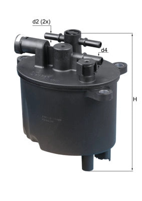MAHLE KL 581 Filtru combustibil
