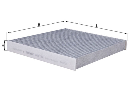 MAHLE LAK 158 Filtru, aer habitaclu