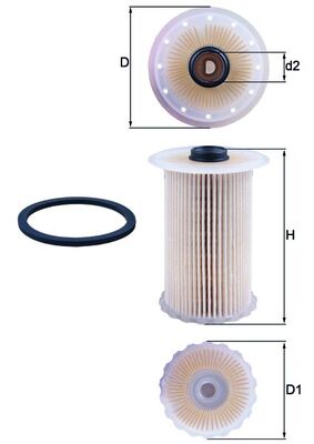 MAHLE KX 229D Filtru combustibil