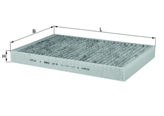 MAHLE LAK 46 Filtru, aer habitaclu