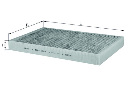 MAHLE LAK 46 Filtru, aer habitaclu
