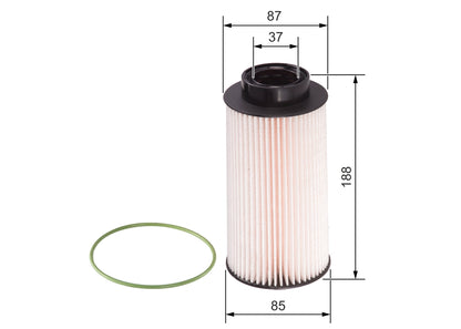 BOSCH F 026 402 107 Filtru combustibil