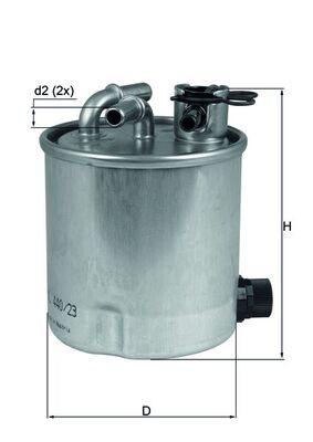 MAHLE KL 440/23 Filtru combustibil