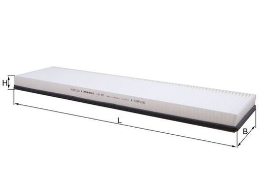 MAHLE LA 85 Filtru, aer habitaclu