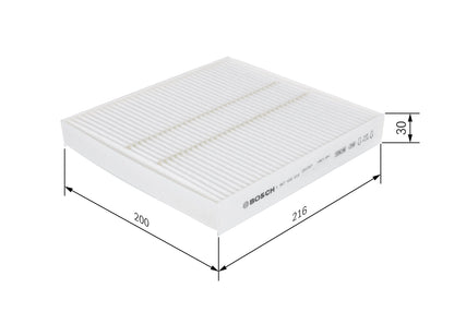 BOSCH 1 987 432 216 Filtru, aer habitaclu