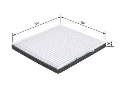 BOSCH 1 987 435 013 Filtru, aer habitaclu