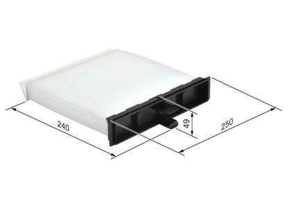 BOSCH 1 987 432 094 Filtru, aer habitaclu