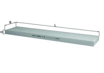 MAHLE LA 226 Filtru, aer habitaclu