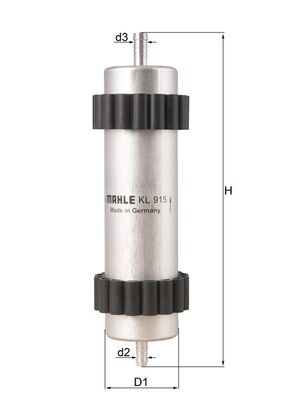 MAHLE KL 915 Filtru combustibil