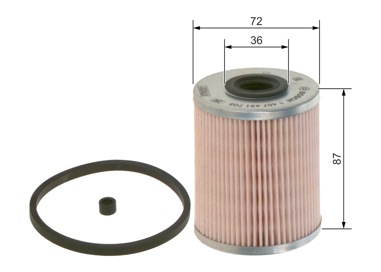 BOSCH 1 457 431 705 Filtru combustibil