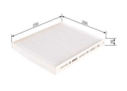 BOSCH 1 987 432 251 Filtru, aer habitaclu