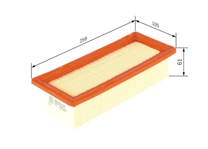 BOSCH 1 457 433 256 Filtru aer