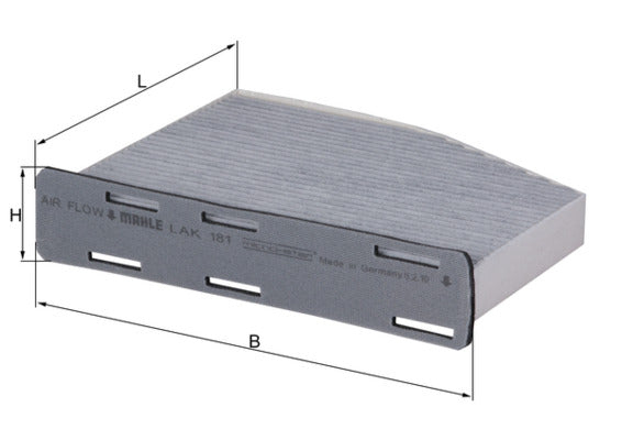 MAHLE LAK 181 Filtru, aer habitaclu