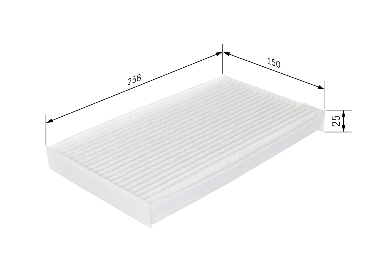 BOSCH 1 987 432 267 Filtru, aer habitaclu