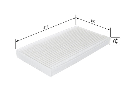 BOSCH 1 987 432 267 Filtru, aer habitaclu