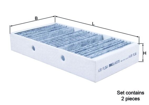 MAHLE LAK 878/S Filtru, aer habitaclu