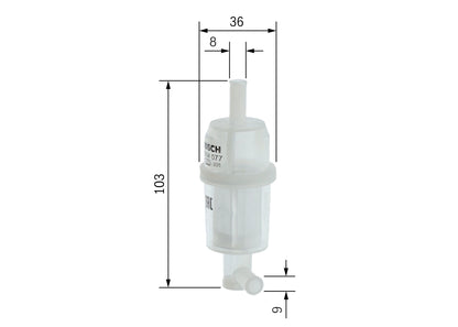 BOSCH 0 450 904 077 Filtru combustibil