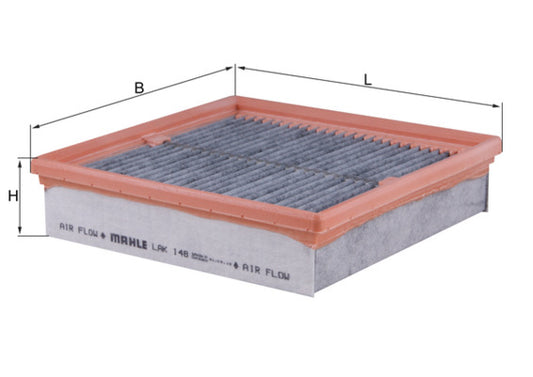 MAHLE LAK 148 Filtru, aer habitaclu