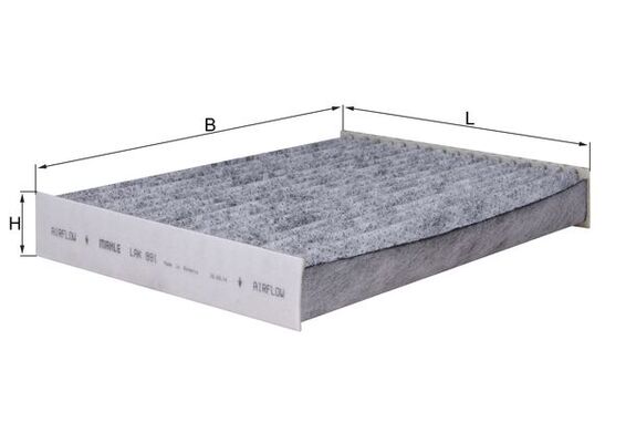 MAHLE LAK 891 Filtru, aer habitaclu