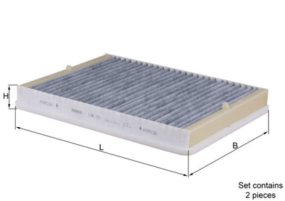 MAHLE LAK 73/S Filtru, aer habitaclu