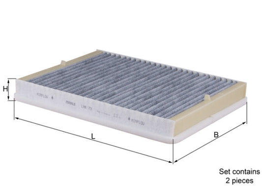 MAHLE LAK 73/S Filtru, aer habitaclu