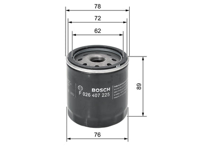 BOSCH F 026 407 225 Filtru ulei