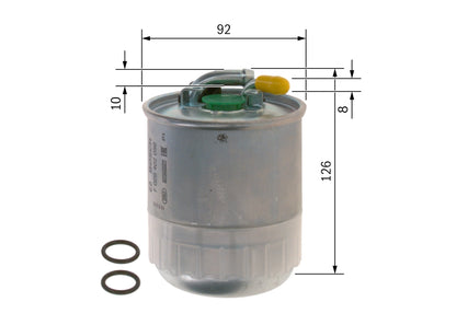 BOSCH F 026 402 056 Filtru combustibil