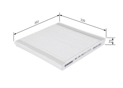 BOSCH 1 987 432 063 Filtru, aer habitaclu