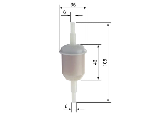 BOSCH 0 450 904 058 Filtru combustibil