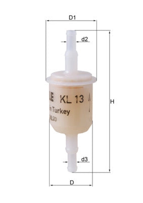 MAHLE KL 13 OF Filtru combustibil