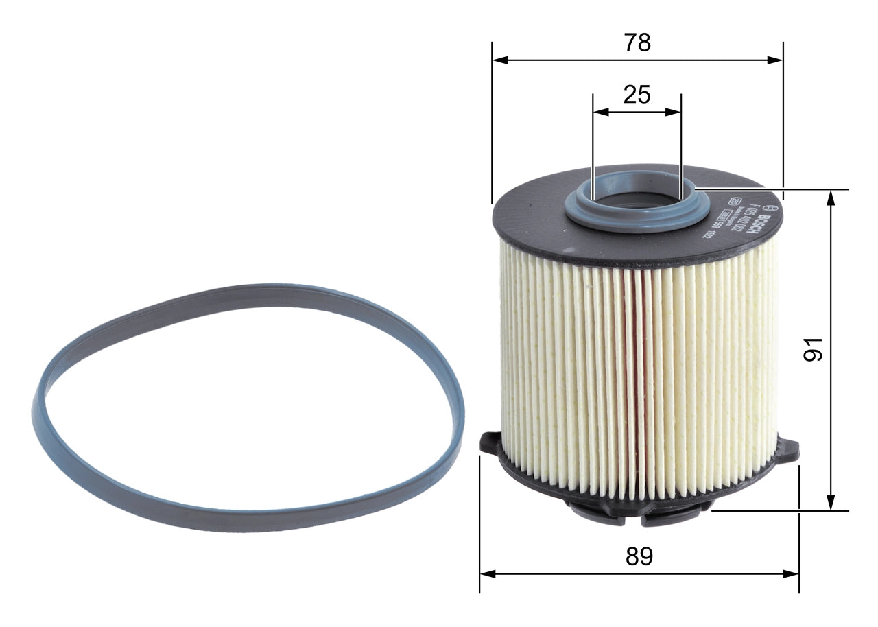 BOSCH F 026 402 062 Filtru combustibil