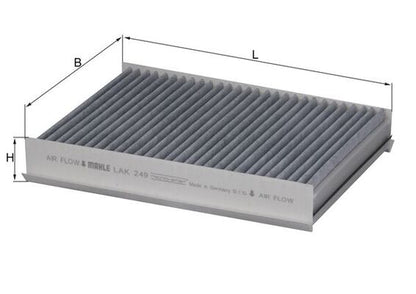 MAHLE LAK 249 Filtru, aer habitaclu