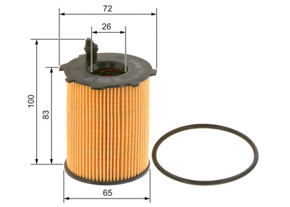 BOSCH F 026 407 082 Filtru ulei