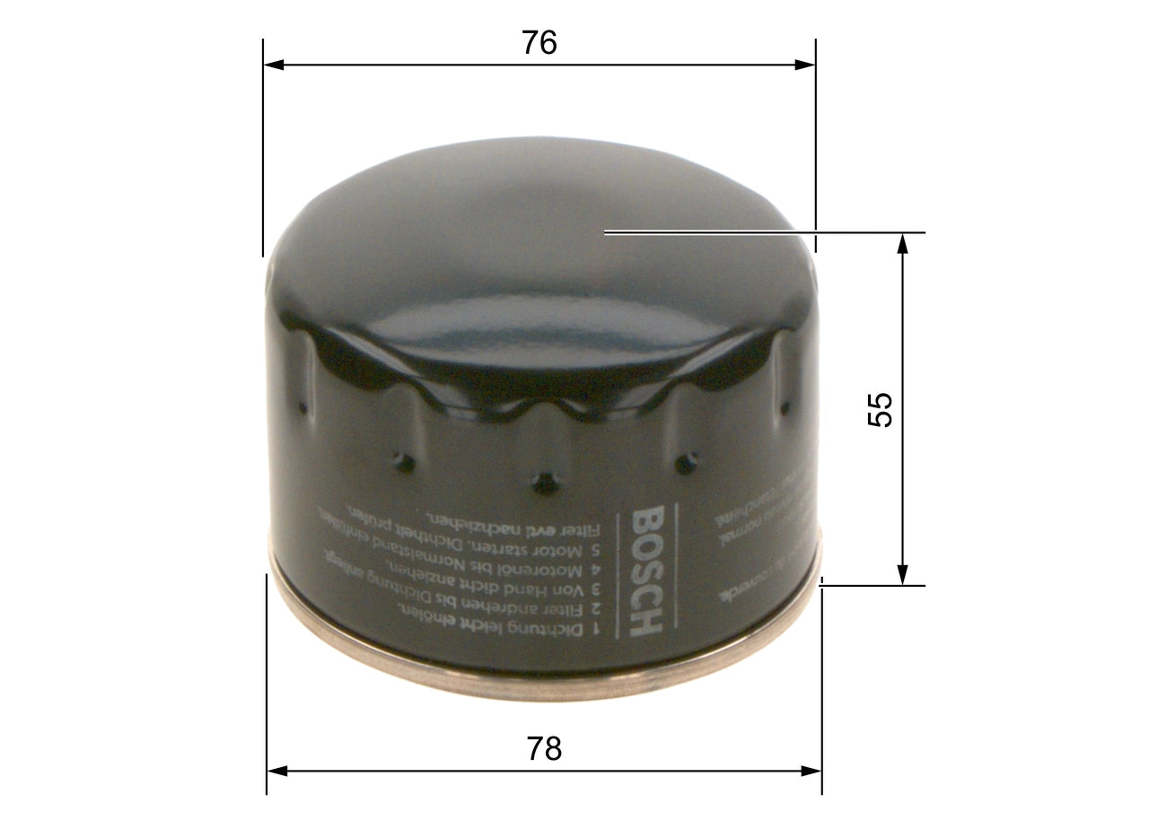 BOSCH 0 451 103 141 Filtru ulei