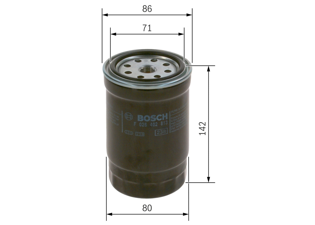 BOSCH F 026 402 813 Filtru combustibil