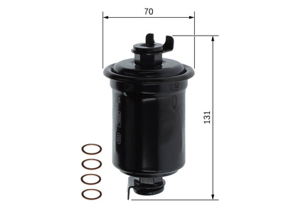 BOSCH 0 986 450 109 Filtru combustibil
