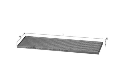 MAHLE LA 355 Filtru, aer habitaclu