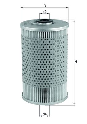 MAHLE KX 37 Filtru combustibil